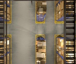 Tech Mark ASRS racking, high-density storage