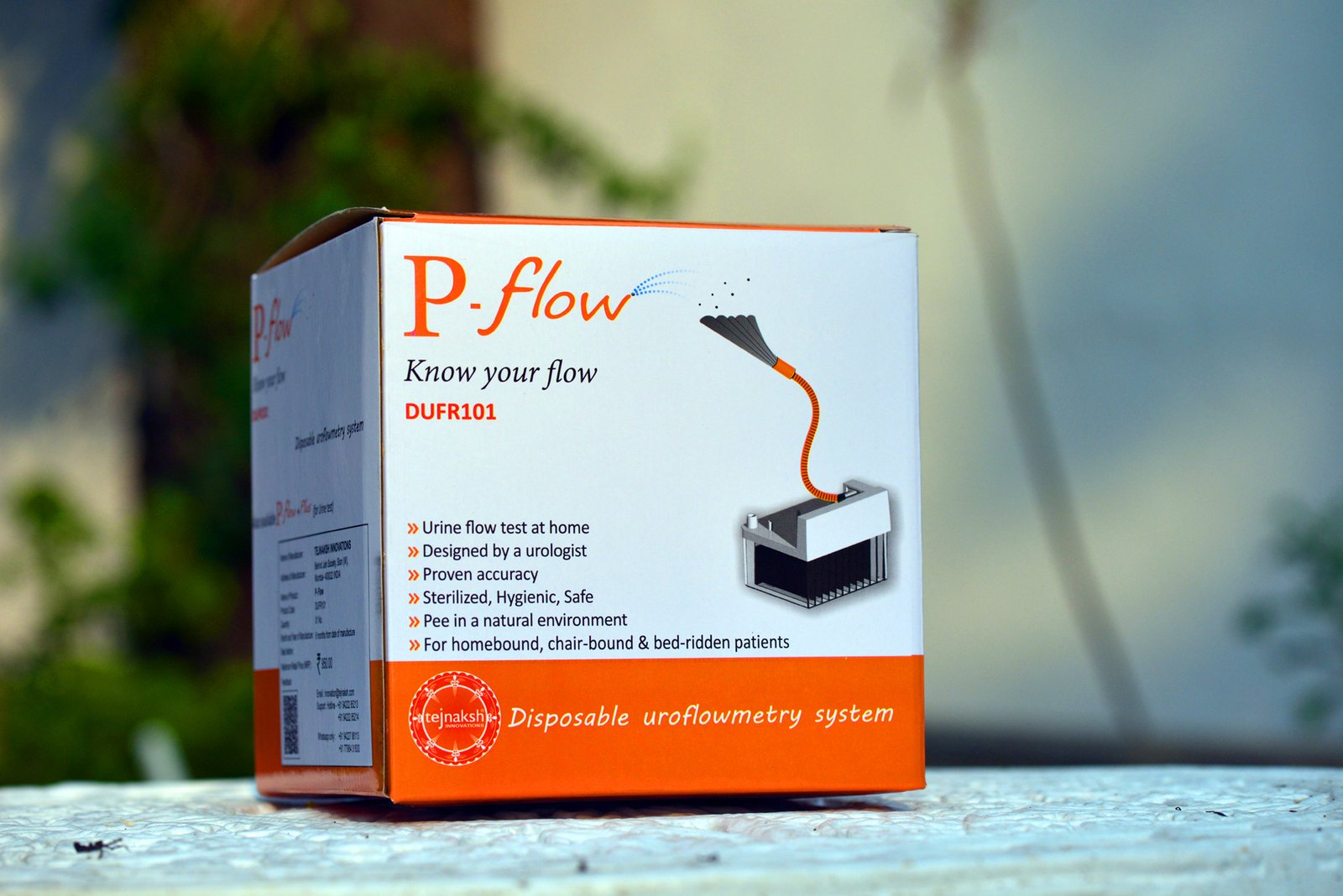 Pflow disposable uroflowmetry system box