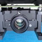SpectraGaze 3U HySI hyperspectral imaging camera assembly — lens and housing