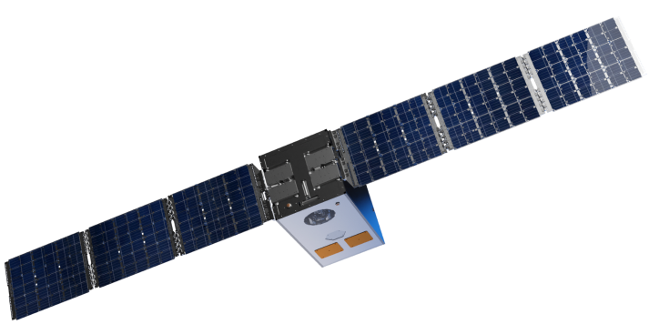 AADYAH Aerospace satellite system render