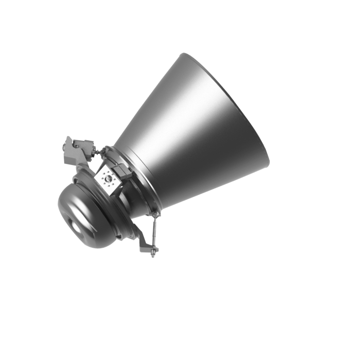 AADYAH Aerospace thrust vector control nozzle with actuator hardware
