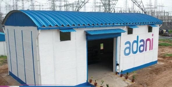 MiCoB 3D-printed store warehouse for Adani Energy at Lakadia, Bhuj