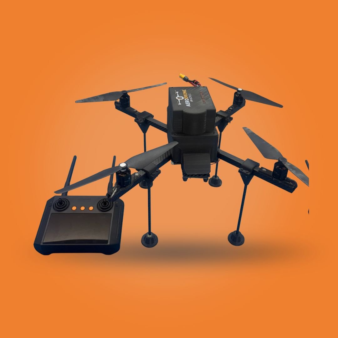 AeroDrone Robotics Sarvnetra drone, company product photo