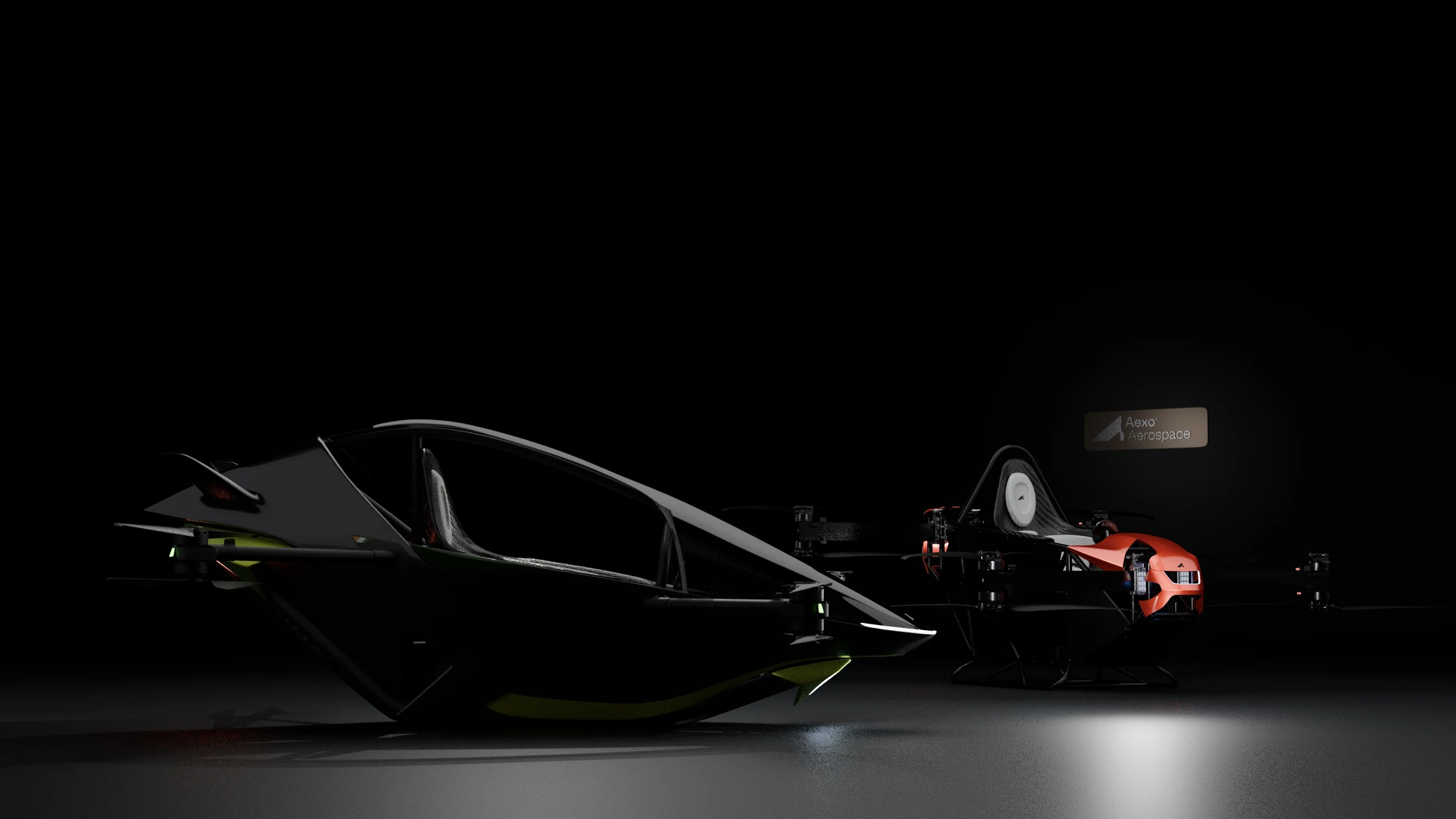 Aer Genesis and the Aer Sport design direction together in the Aexo studio