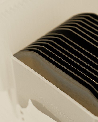 AGNIT Semiconductors gallium nitride epi wafers in a wafer cassette