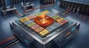 Aheesa VIHAAN-I broadband networking SoC company render