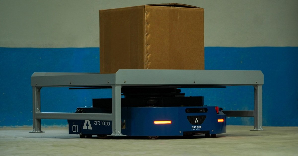 ANSCER ATR 1000 carrying a loaded trolley