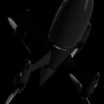 Apollyon Dynamics' Ahuti Mk II counter-drone interceptor — a carbon-fibre multirotor UAV