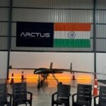 Arctus Aerospace AX1 high-altitude unmanned aircraft in the company hangar in Bengaluru