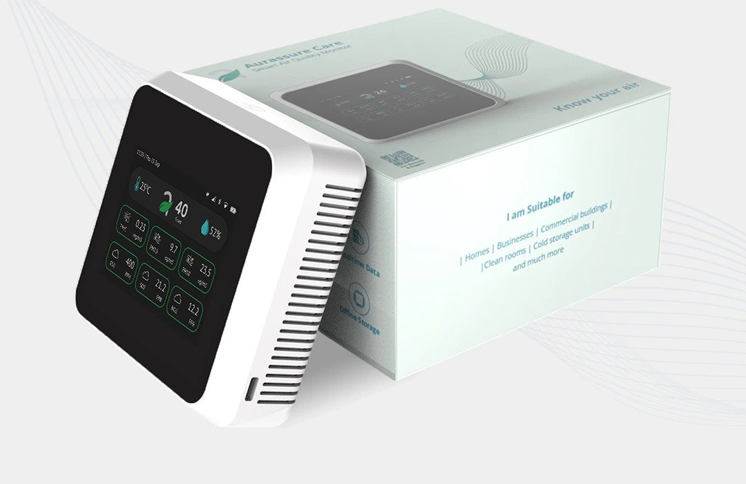 Aurassure Care indoor air-quality monitor
