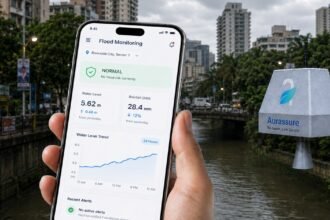 Aurassure Aqua flood-monitoring cover