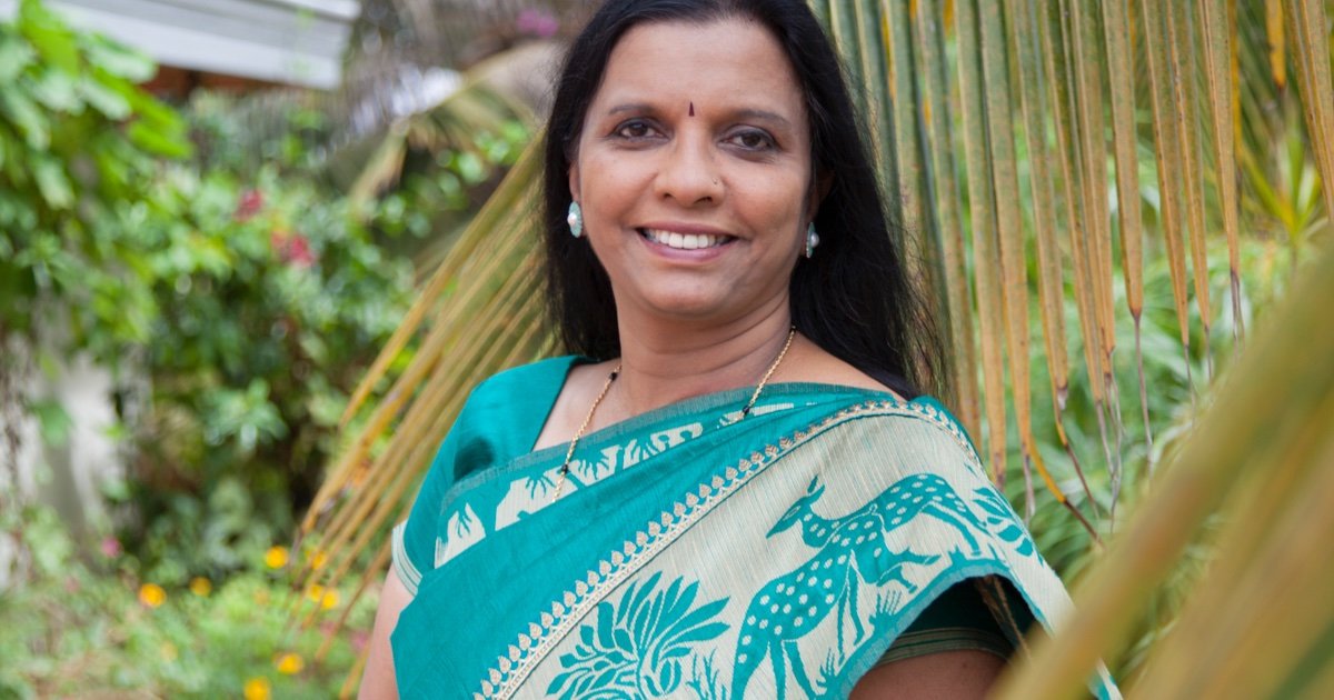 Portrait of Dr. Geetha Manjunath, Founder and CEO of NIRAMAI