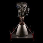 The EVEREST rocket engine at its unveiling ceremony in Bengaluru