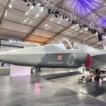 Full-scale AMCA fighter jet mockup on display