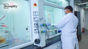 Scimplify's Center for Innovation R&D laboratory in Bengaluru with scientists at work