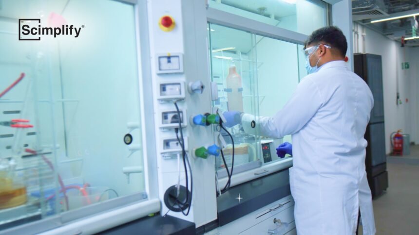 Scimplify's Center for Innovation R&D laboratory in Bengaluru with scientists at work