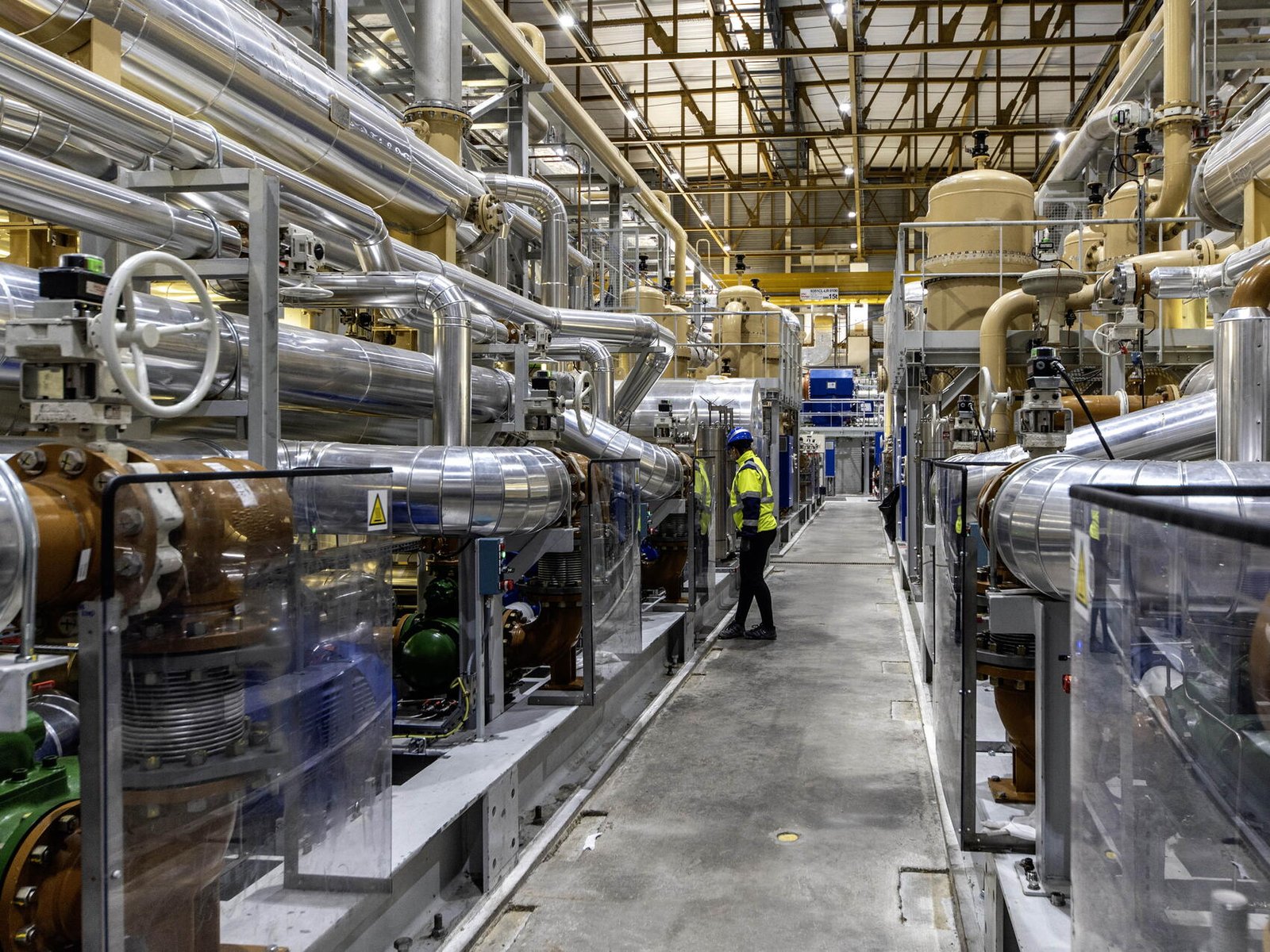 Alt text: INOXCVA cryoline pipe spools prepared for shipment to ITER in Cadarache France