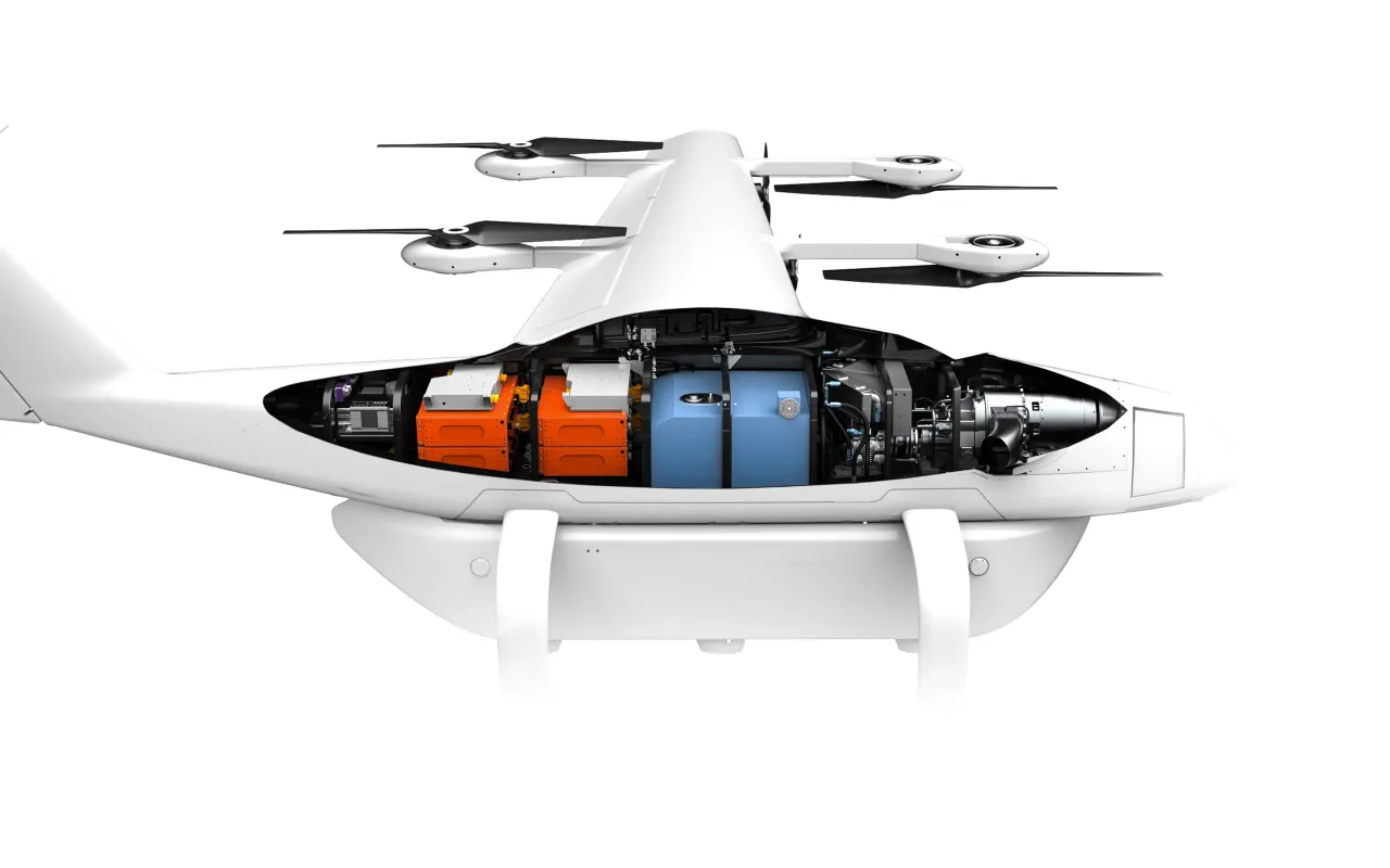 Alt text: LogiXair 300-kg VTOL cargo aircraft concept design