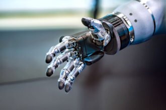 xSpecies AI DexteraX five-fingered dexterous robot hand close-up