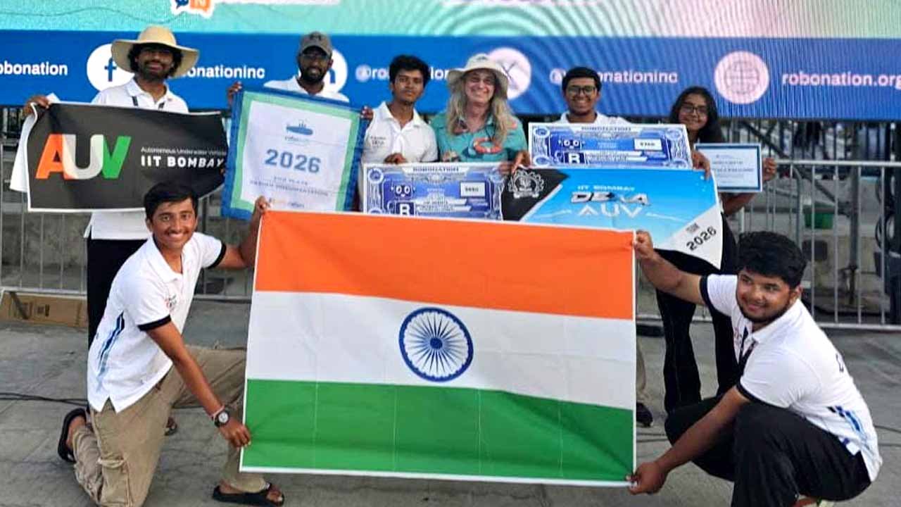 Alt text: IIT Bombay AUV-IITB student team at RoboSub 2026 competition