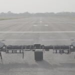 EndureAir SABAL-20 tandem-rotor logistics drone in flight