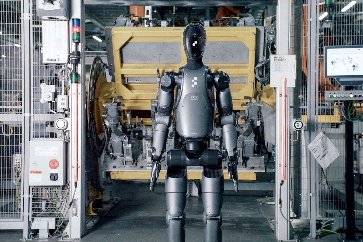 Figure 02 humanoid robot at BMW South Carolina plant