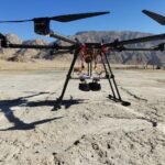Bajrang UAV PX4P2300 heavy-lift cargo drone at Shinkula Top, Ladakh (~16,400 ft)