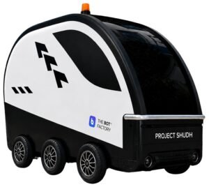 The Bot Factory's Project SHUDH autonomous sewer robot