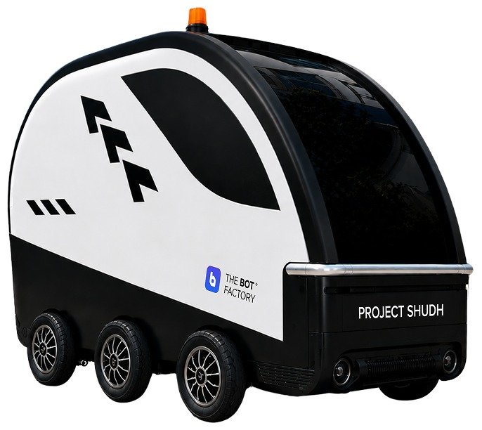 The Bot Factory's Project SHUDH autonomous sewer robot
