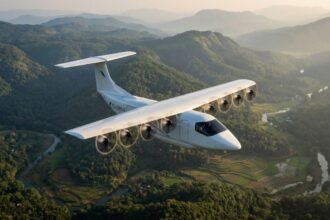 Cligent Aerospace CL1000 hybrid-electric STOL aircraft render