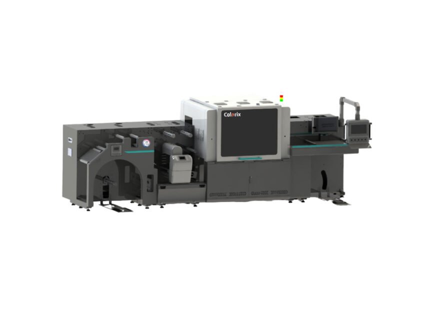 Colorix's hybrid digital label press, from the company's press material.
