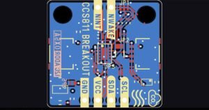 A circuit board layout designed with CopperPilot