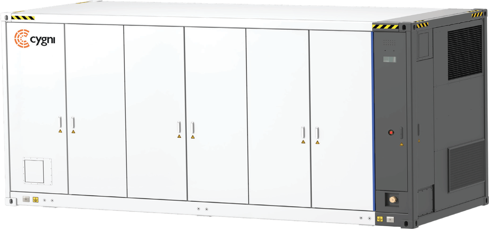 Cygni Max liquid-cooled 5 MWh battery energy storage container