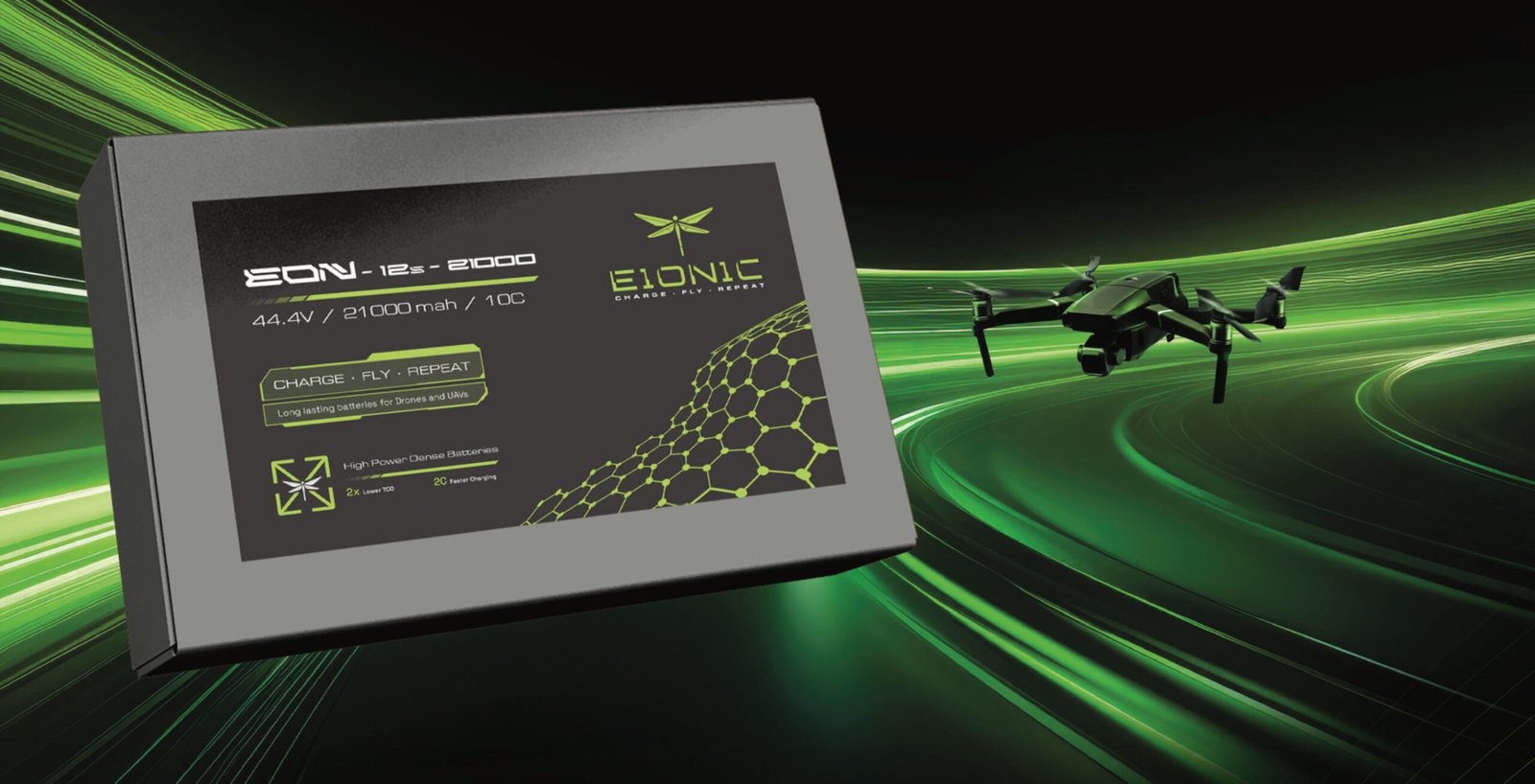 Dreamfly Innovations EIONIC high-density drone battery pack