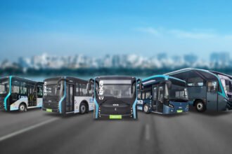 EKA Mobility's electric bus range, from the company's official website.