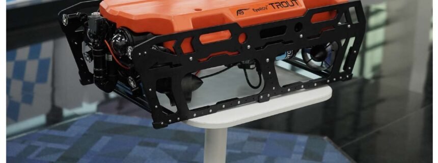 EyeROV TROUT military-grade remotely operated underwater vehicle