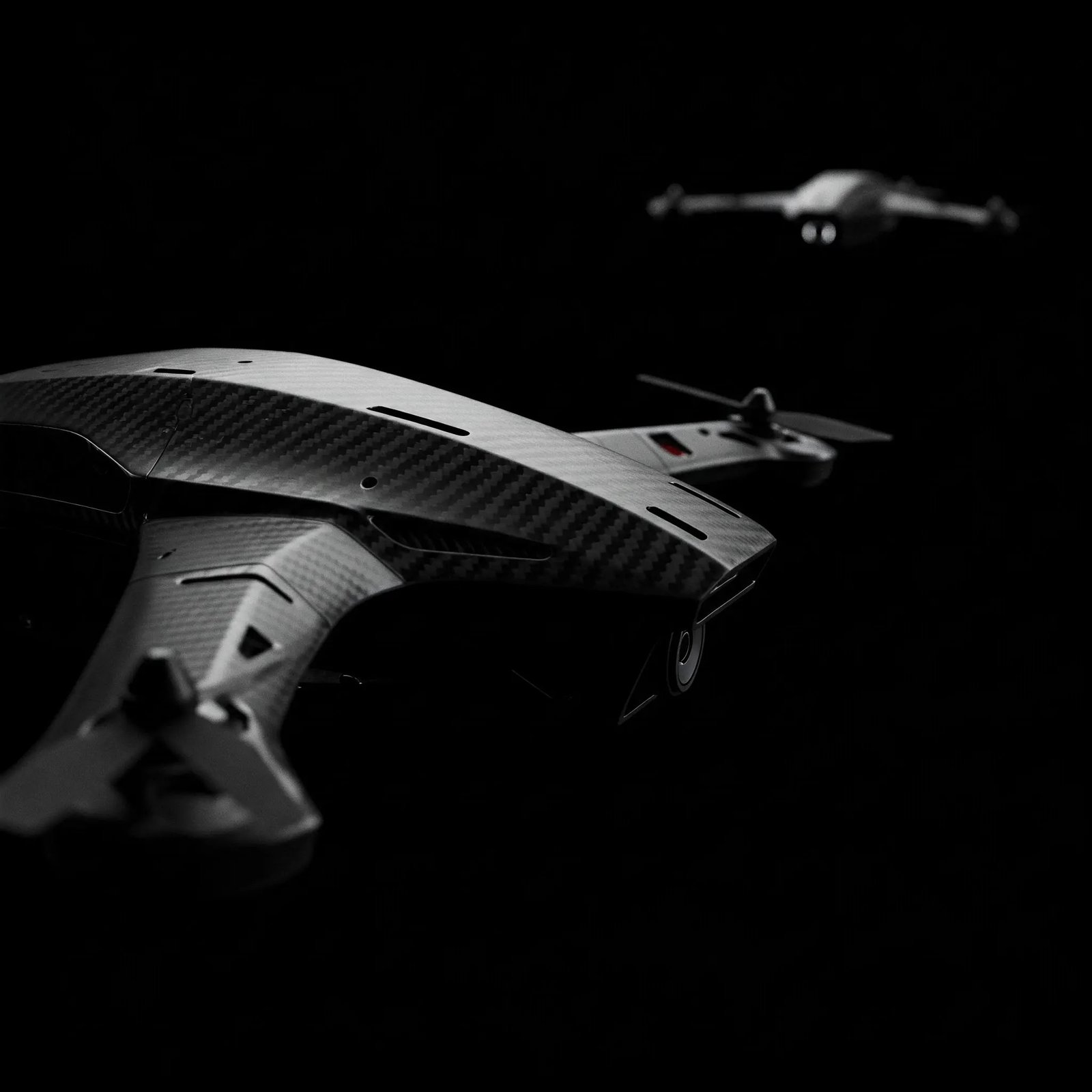 A carbon-fibre drone component made by Fabheads