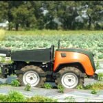 FarmRobo's iMog autonomous farm robot at work in the field