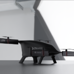 LogiXair autonomous VTOL cargo aircraft studio render