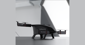LogiXair autonomous VTOL cargo aircraft studio render