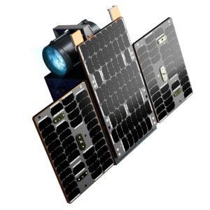 Pixxel Firefly hyperspectral satellite render