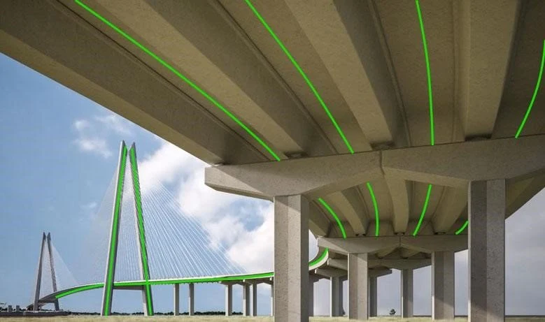 Folium Sensing structural health monitoring of a bridge using fibre-optic sensing