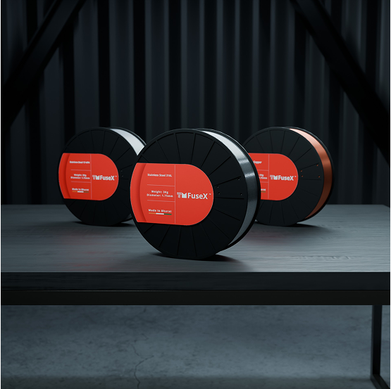 FuseX proprietary metal filament spools from ThinkMetal
