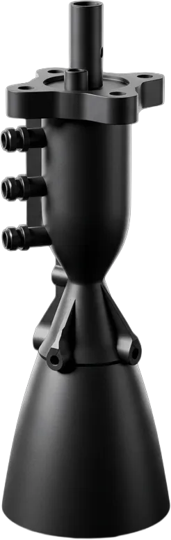 Render of Hathor's Bellona 2 kN earth-storable rocket engine