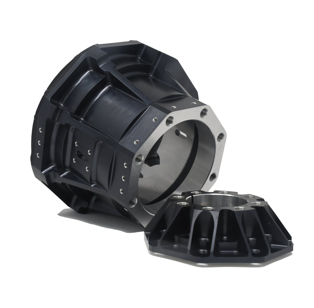 A precision-machined aerospace component from Hical Technologies