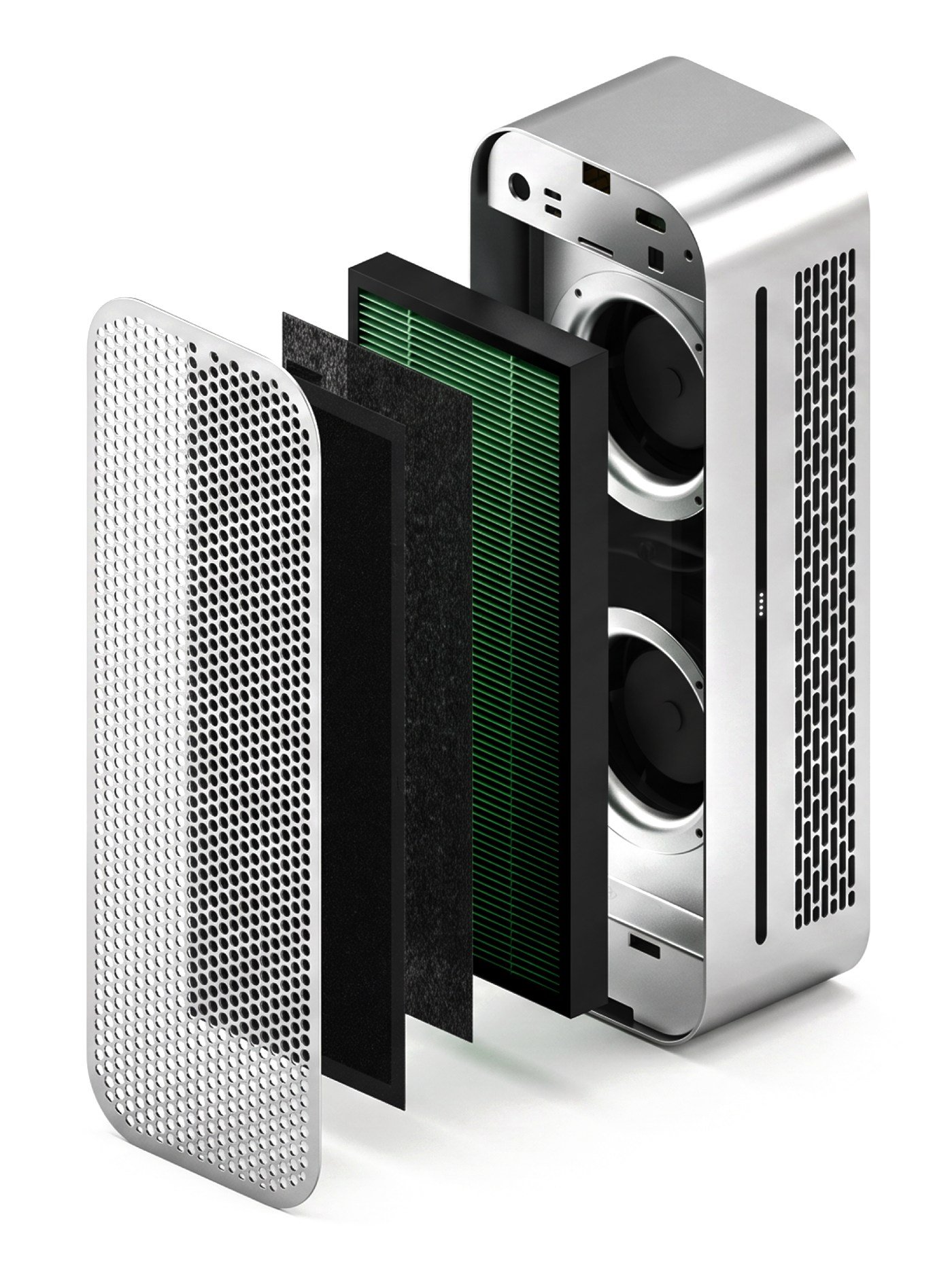 Praan HIVE exploded view showing internal components