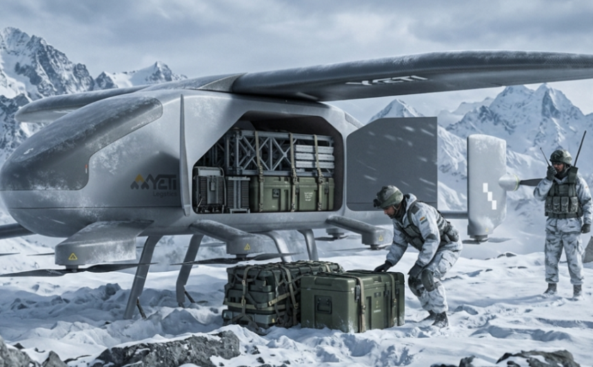 ideaForge YETI cargo loading