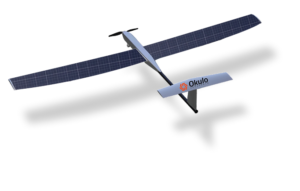 Okulo Aerospace SUVI solar-electric UAV render