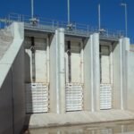 Jash Engineering water control gates installed at a water structure