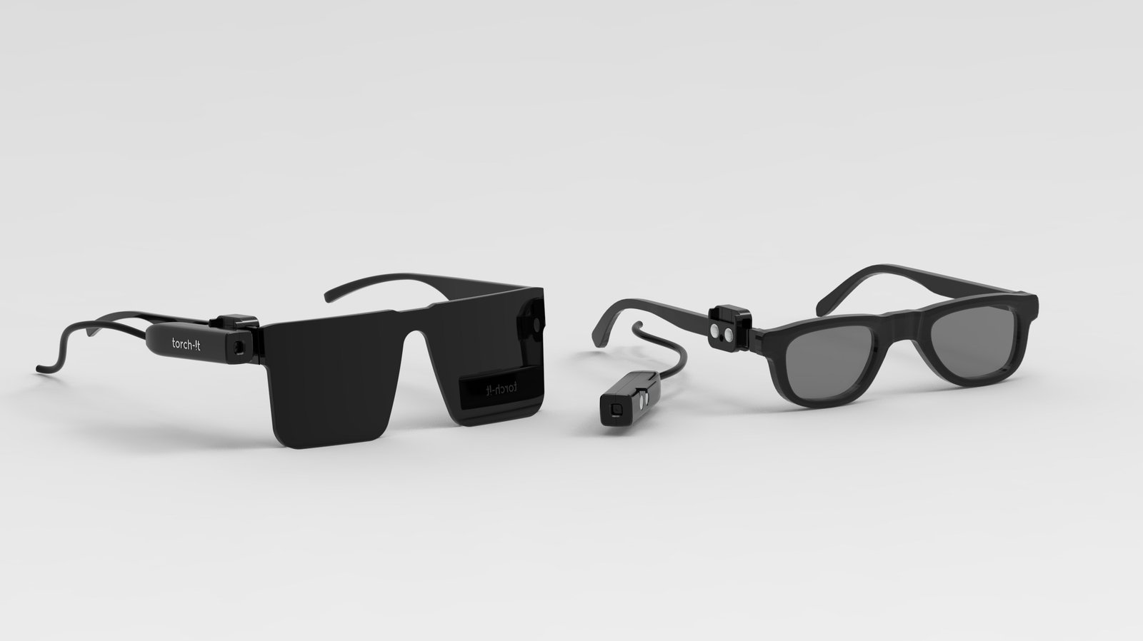 Torchit's Jyoti AI smart glasses, the company's camera-and-AI assistive glasses for blind and low-vision users